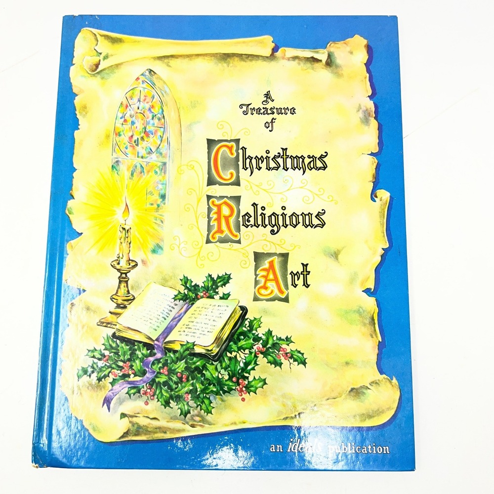 A Treasure Of Christmas Religious Art Ideals Publication Hardcover Book